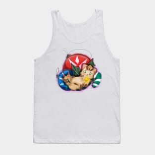 christmas kitty Tank Top